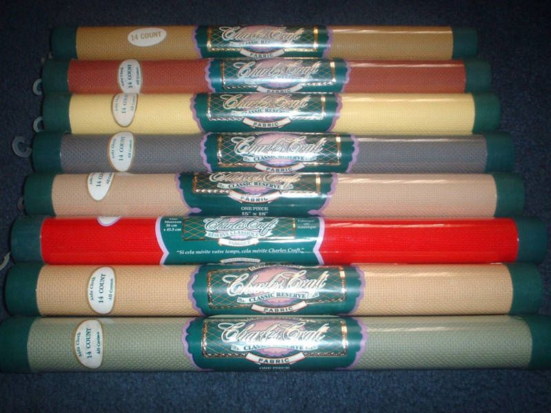 Tube   Charles Craft 14ct Aida Cross Stitch Fabric  