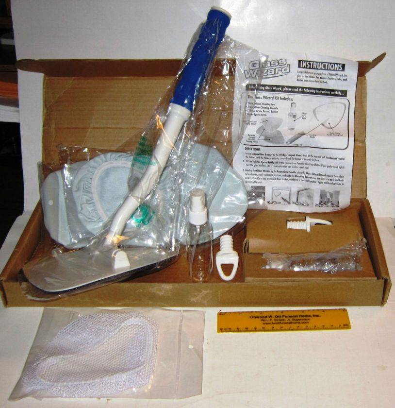   Wizard COMPLETE Kit; Orig packaging; Easy glass & surface cleaning