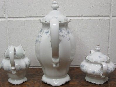 Johann BAVARIA COFFEE POT tea SUGAR CREAMER set EUC  