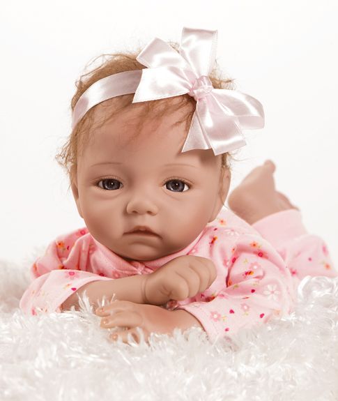 Realistic Baby Doll Hugs and Kisses w/ Weighted Body in 16 Vinyl 