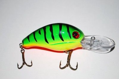 New Custom Fishing Rattle Trap Lures Crankbait 2 Fish  