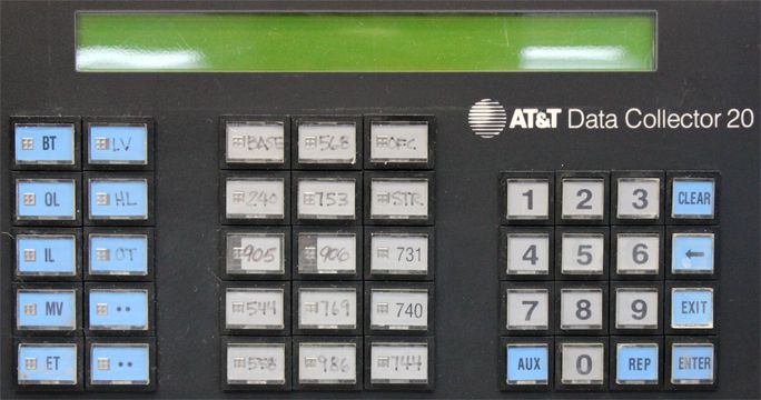 AT&T Data Collector Model 20 Data Collection Terminal  