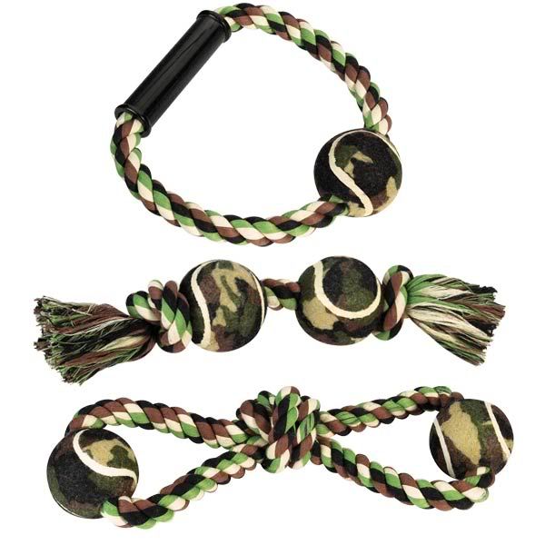 also available our camo tennis balls rope tennis ball toys