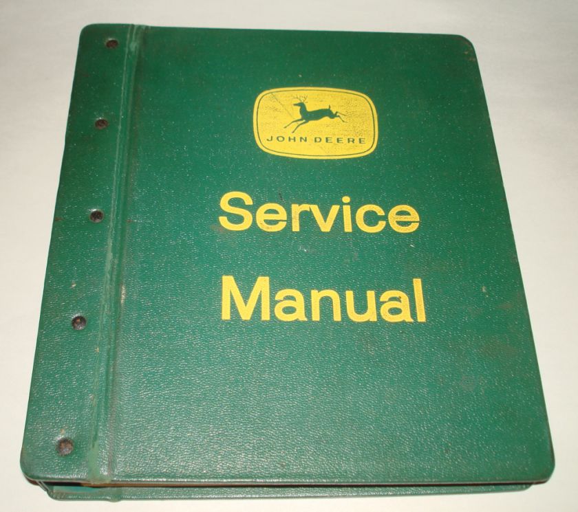   1020 SERIES TRACTOR TECHNICAL MANUAL / W FOUR LEG DEERE BINDER  