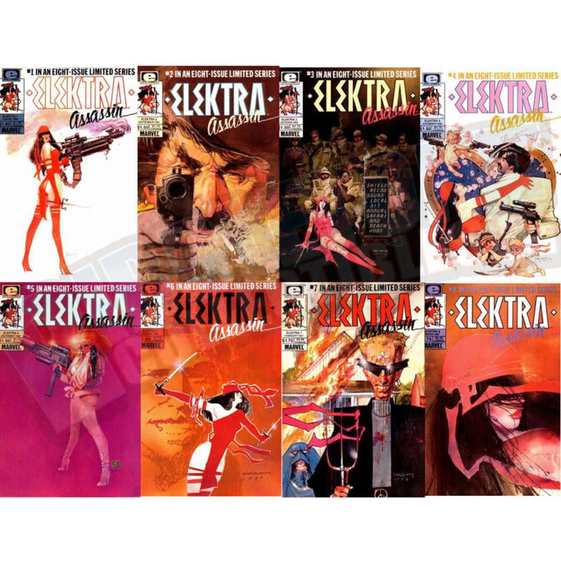 ELEKTRA ASSASSIN #1 8 SET NM  