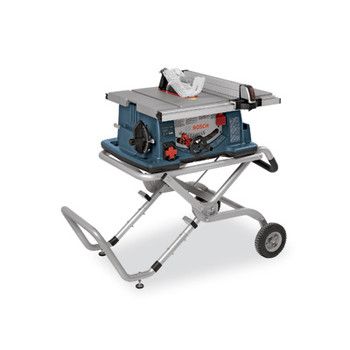 Bosch 10 in Worksite Table Saw w/ Gravity Rise Wheeled Stand 4100 09 