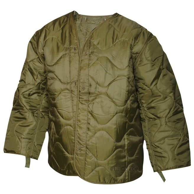 Tru Spec M65 Quilted Field Coat Liner OD Green Medium  