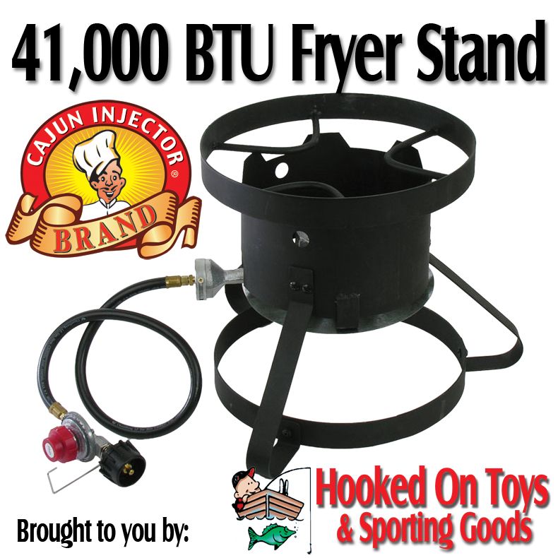 Cajun Injector 41,000 BTU Propane Gas Fryer Stand  