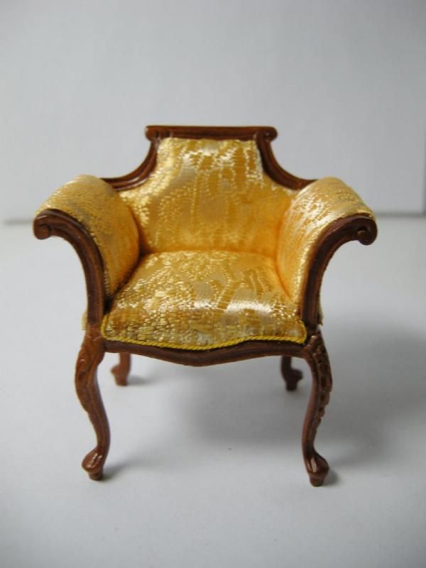 Dollhouse Famous Maker Furniture 1905 Arm Chair  