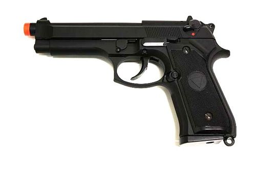 350FPS Airsoft Gun KJW M9 Semi Auto Gas Blowback Pistol  