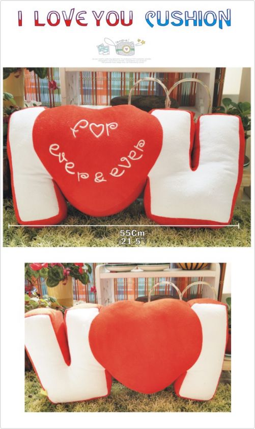 LOVE YOU Cushion Pillow gift doll  