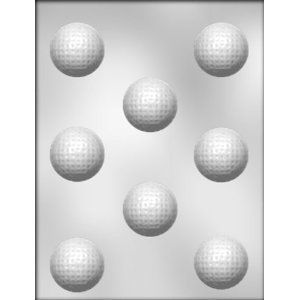 inch Golf Balls Chocolate Candy Mold   Soap  