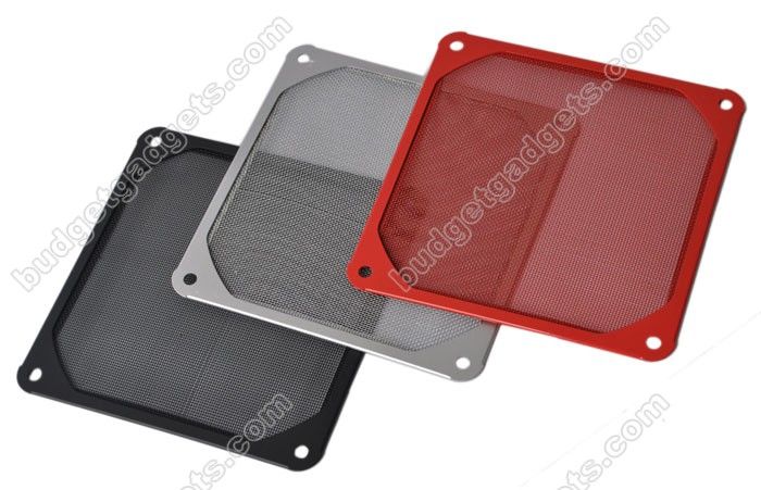 60mm Aluminum PC Case Cooler Fan Dustproof Filter Grill  