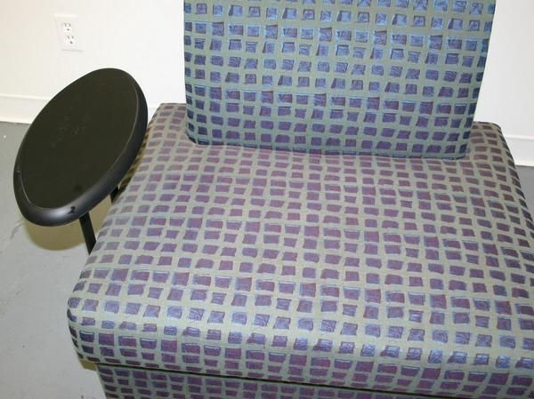 Metro modern danish memphis theater guest club chair  