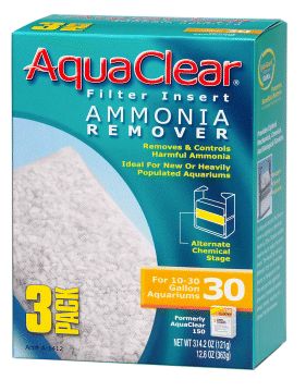 12 PACK AMMONIA AQUACLEAR 30 AQUARIUM FISH TANK FILTER  