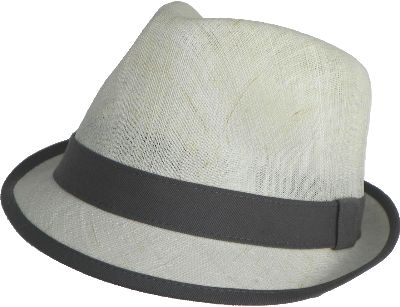 UBI Retro 7 Sinamay Linen Fedora Low Profile Trilby  