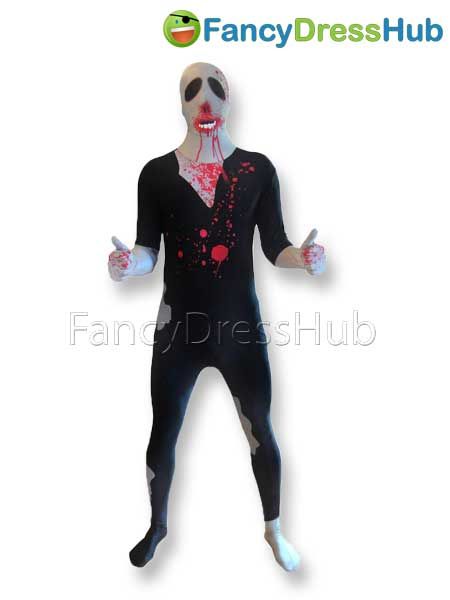 GENUINE HALLOWEEN MORPHSUIT FANCY DRESS COSTUME  