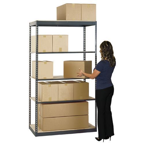 Low Profile Industrial Boltless Rivet Shelving   MULTIPLE Sizes @ 6 