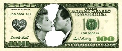 LOVE LUCY novelty $100 bill * Classic TV collectible  