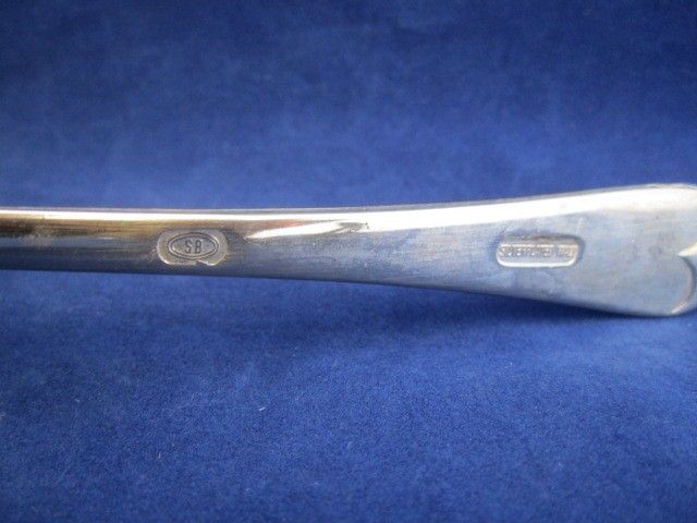 Vintage Signed SB Silver Plated Italian Italy Slotted Tomato Serving 