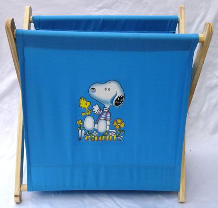 Magazine rack / Storage Bin KNITTING Snoopy Woodstand  