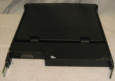 APC Rackmount 17 Flat Panel LCD Monitor Sliding Keyboard Server Rack 