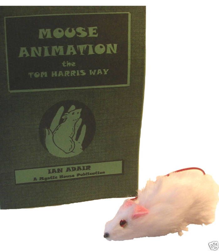 Toy Judy MOUSE ANIMATION Book Magic Trick Clown Puppet  