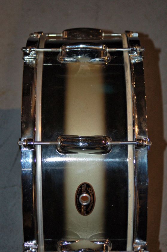   1965 Slingerland 5 1/2 X 14 Snare Drum 8 Lugs ~ All Original  