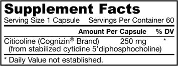 Other Ingredients Cellulose, magnesium stearate (vegetable source 