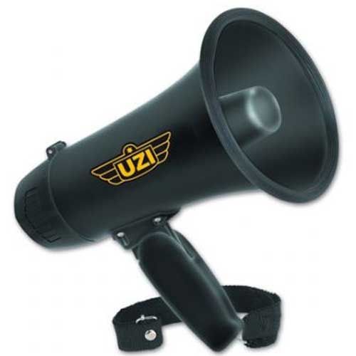 UZI MP Portable Megaphone/Siren/Recorder 15W Watt NEW  