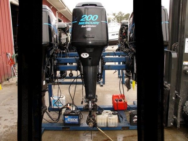 2002 MERCURY 200 HP XL EFI 2 STROKE OUTBOARD MOTOR 25 SHAFT ENGINE 