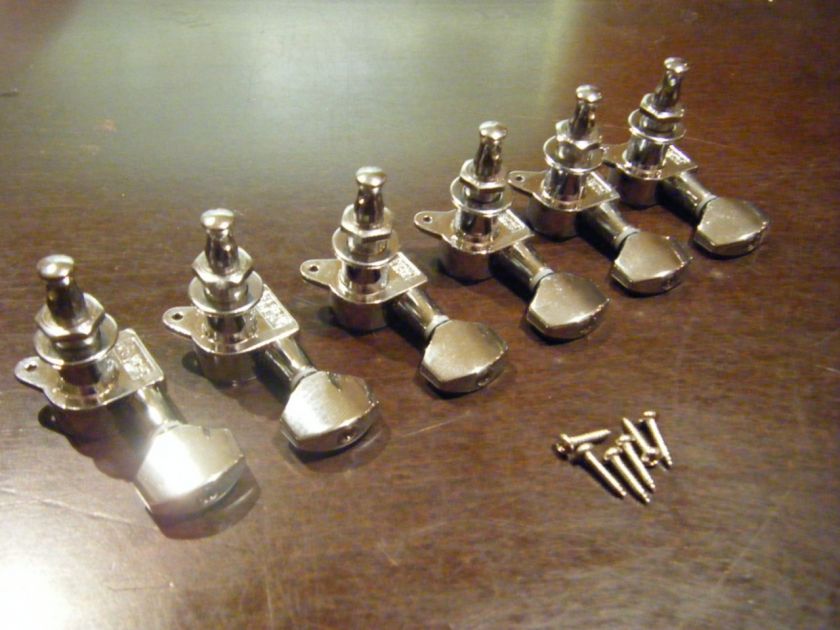 SET OF 6 RIGHT HANDED TUNERS TO SUIT STRAT AND TELE  