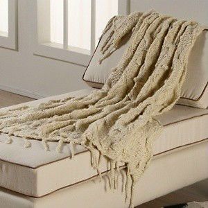 Nate Berkus Hand Knitted Sweater Throw  