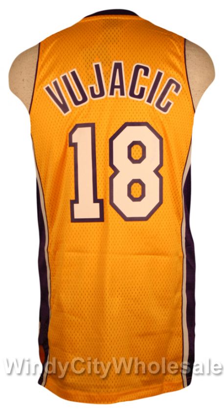 LAKERS VUJACIC SWINGMAN JERSEY ADIDAS NBA LA B BALL NEW  