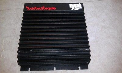 ROCKFORD FOSGATE PUNCH 75 HD MOSFET AMP AMPLIFIER OLD SCHOOL 150 45 