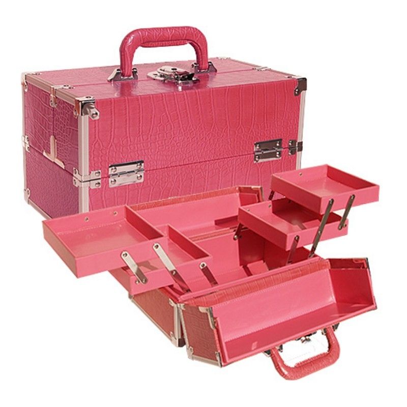   TRAIN CASE ARTIST BOX STORAGE BAG ORGANIZER TRAYS 797734823745  