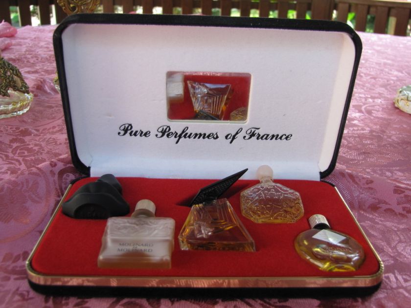 Vintage 5 Miniature Bottles Pure Perfumes of France  