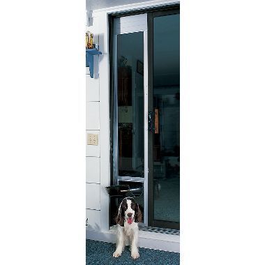   door dog door med white when radio systems purchased both us pet