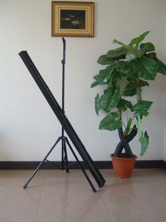 84X84 Tripod Portable Projector Projection Screen  