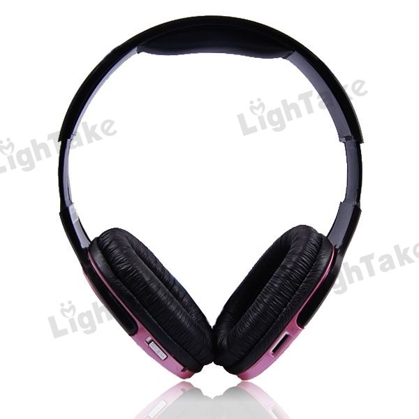 Hi Fi CD Sound TF Card Wireless Headphone  Player PU  