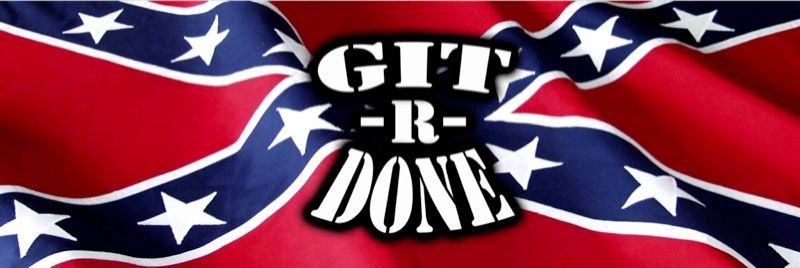 GIT R DONE Rear Window Graphic Tint Vinyl Decal      