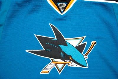 NHL Reebok San Jose Sharks Youth Stitched Premier Hockey Jersey New 