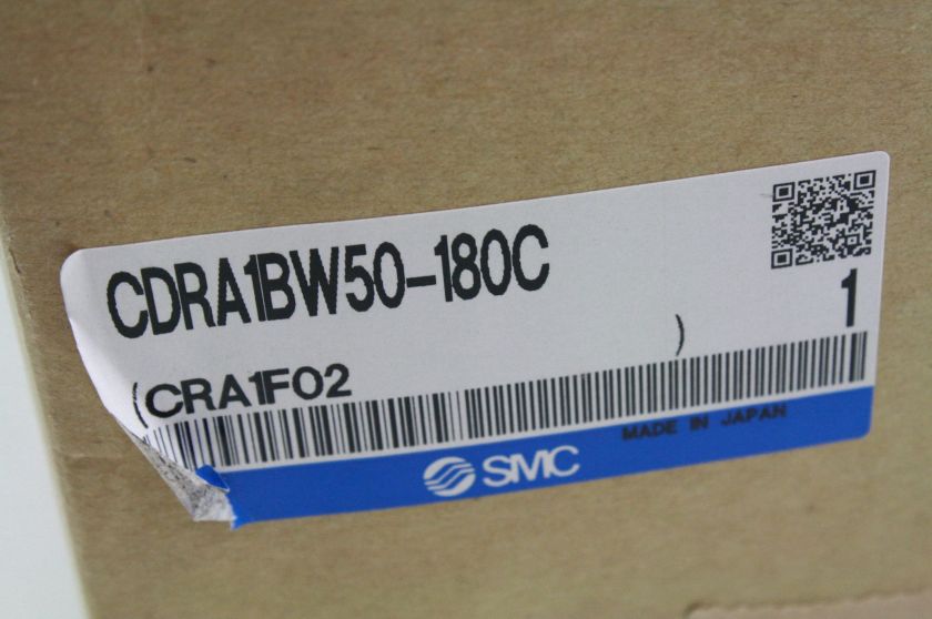 SMC Rotary Actuator Rack Pinion CDRA1BW50 180C CRA1F02 180 degrees 