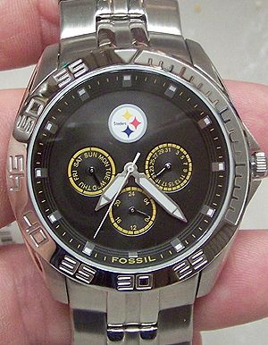 Pittsburgh Steelers Fossil Multifunction II watch men NFL1172 