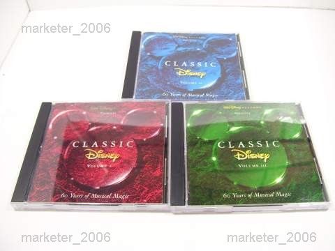 WALT DISNEY CLASSIC DISNEY SOUNDTRACKS 3 CD BOX SET NEW  