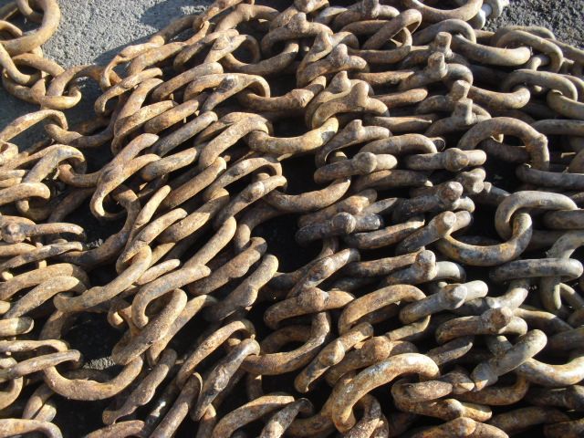 23.1 x 26 Log Skidder Tire Chains SET of 2 ** used  