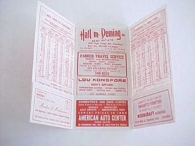 1968 NH NEW HAVEN Passenger Train Time Table Railroad Schedule  