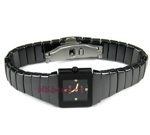   battery operated quartz movement Black tone bezel under glass Scratch